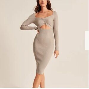ABERCROMBIE MIDI SWEATER DRESS